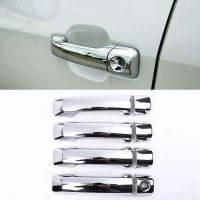 For Toyota Tundra Crew Max 2007-2016 For Toyota Sequoia 2008-2015 ABS Polish Chrome Exterior Car Door Handle Cover Trim 8 Set