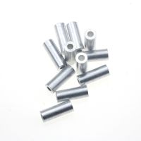 【CW】☎﹊◇  Rompin 100pcs/lot Round Real Aluminum Tube Wire Pipe Crimp Sleeves Sea Fishing accessories