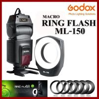 ถูกที่สุด!!! Godox ML-150 Macro Ring Flash สำหรับกล้อง Canon/Nikon ##กล้องถ่ายรูป ถ่ายภาพ ฟิล์ม อุปกรณ์กล้อง สายชาร์จ แท่นชาร์จ Camera Adapter Battery อะไหล่กล้อง เคส