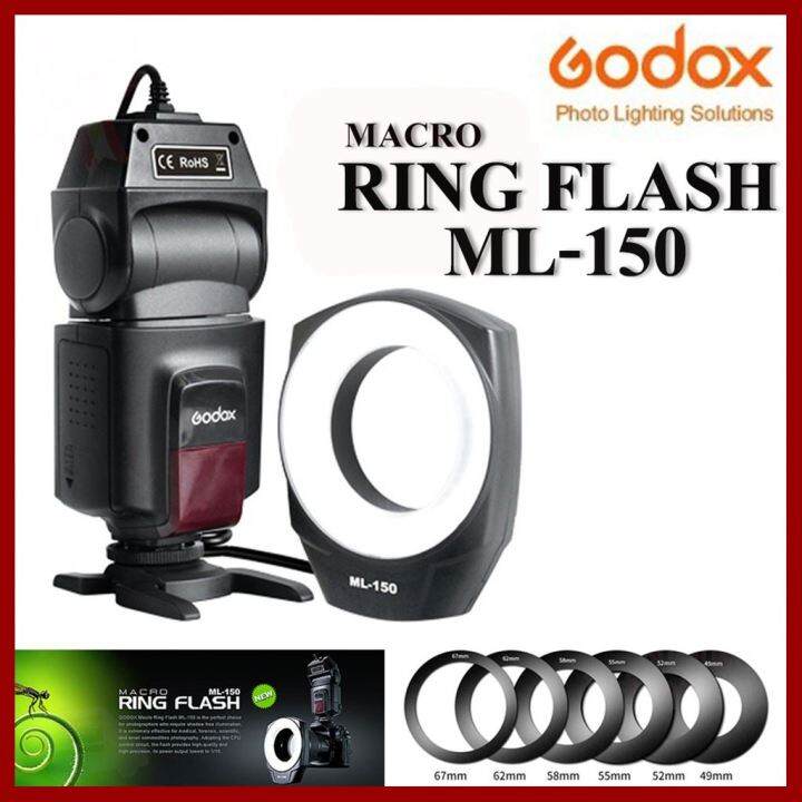 ถูกที่สุด!!! Godox ML150 Macro Ring Flash สำหรับกล้อง Canon/Nikon