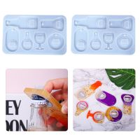 HWSJ DIY Jewelry Making Tool Resin Crafts Casting Bottle Opener Epoxy Resin Mold Corkscrew Mold Silicone Mould