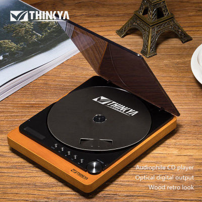 เครื่องเล่นซีดี Retro และ Elegant แบบพกพาเครื่องเล่นเสียง Optical เอาต์พุต High-Fidelity Lossless เสียง Enthusiast เครื่องเล่นซีดี