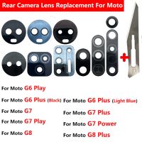 2Pcs100 Original Camera Glass For Moto G5 G5S G6 G7 G8 Plus Play Power G8 Power Lite Rear Back Camera glass Lens With Adhesive