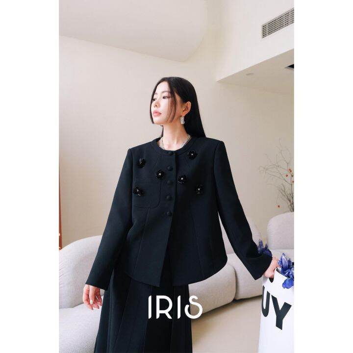 สินค้าลิขสิทธิ์แท้-iris-boutique-ij2023yd82-deep-night-sky-jacket-เสื้อผ้าแฟชั่นผู้หญิง-เจ็คเก็ต