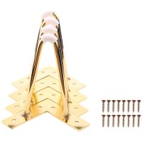 4Pcs Gold Hairpin Legs Protectors for Furniture Legs Sofa Cabinet Furniture Leg Feet Coffee Tea Bar Stool Chair