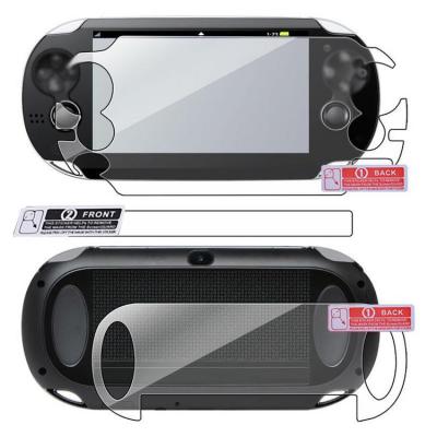 จอ HD Protector ฟิล์มผู้เล่นเกมส์หน้าจอป้องกัน Pad หน้าและหลังฟิล์มสำหรับ So Ny PS Vita PSV
