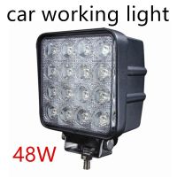 รถมอเตอร์ไซค์ Led 48W รถมอเตอร์ไซค์รถเรือขับรถออฟโร้ดหนึ่งคู่รถบรรทุก Suv Atv น้ำท่วม12V 24V