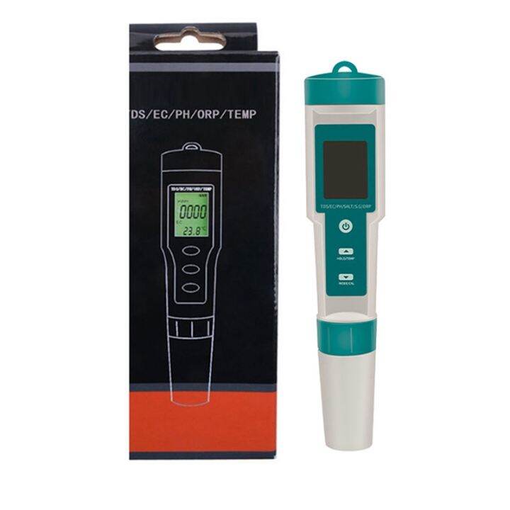 7 in 1 PH/TDS/EC/ORP/Salinity /S.G/Temperature Meter C600 Water
