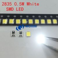 [Hot K] 100ชิ้น LED แบบ SMD 2835ชิปขาว0.5 W 3V 150mA 50-55LM พิเศษ SMT 0.5วัตต์พื้นผิว Mount PCB แอลอีดีเปล่งแสงหลอดไฟไดโอด