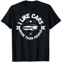 I Like Cars More Than People Funny Car Lovers Garage Gift T Shirt Cotton  Daily Four Seasons Car Lovers T Shirt for Men| |   - AliExpress