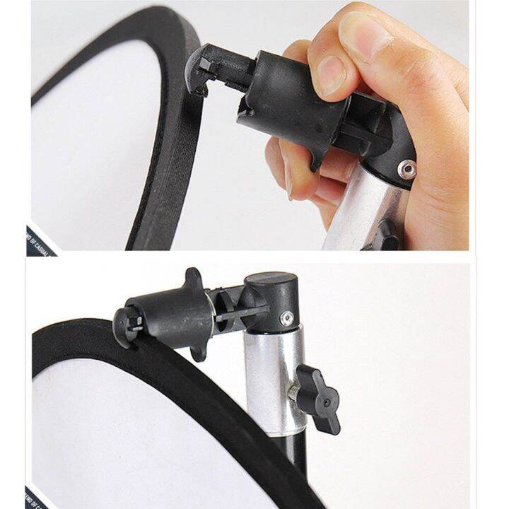 fotga-video-photography-collapsible-background-reflector-disc-holder-clip-clamp-for-light-stand