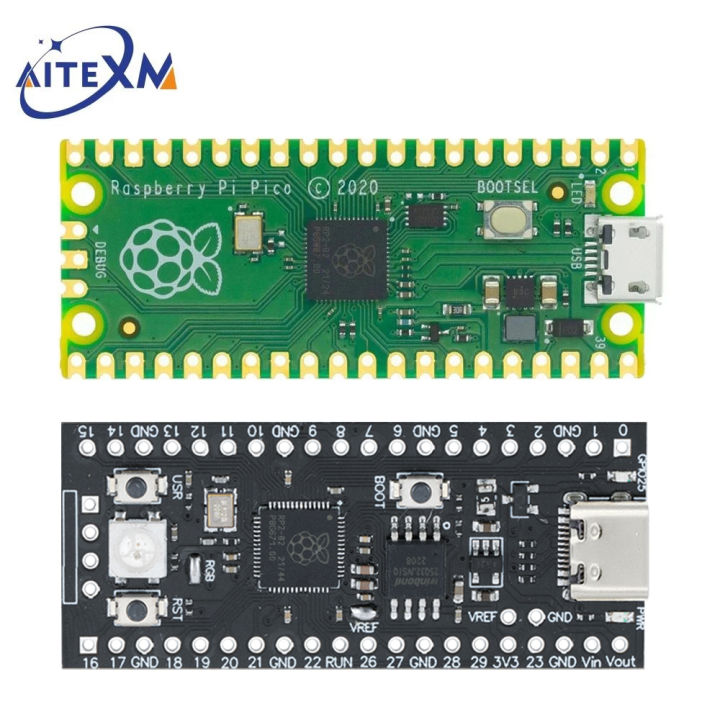 Raspberry Pi Pico Board Rp2040 Type C Micro Dual Core 264kb Arm Low Power Microcomputers High 5781