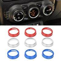 3pcs AC Air Conditioning Sound Knob Cover Aluminum Alloy Button Ring Trim For Suzuki Jimny 2019 2020 Console Covers