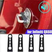 Door Lock Buffer Damper For Infiniti QX60 2013-2020 Soundproof Insulation Quiet Deaf Creaking Noise Seal Stopper Deadener Decorative Door Stops