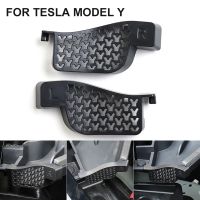 ตัวกรองเศษผง2ชิ้นสำหรับ Tesla รุ่น Y ช่องด้านหน้าลำตัวน้ำร่องป้องกันการอุดตันของช่องช่อง