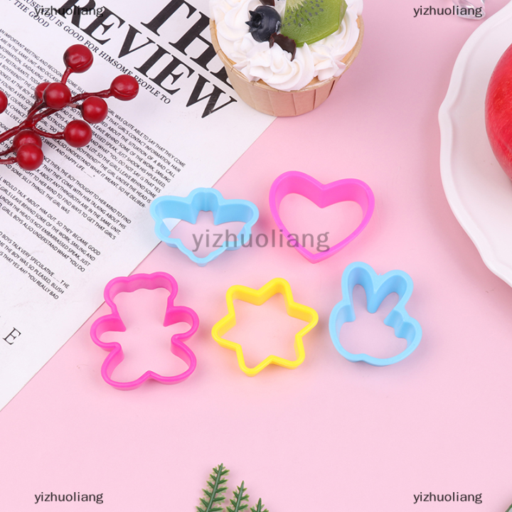 yizhuoliang-แม่พิมพ์เค้กฟองดองรูปการ์ตูนน่ารักซูชิคุกกี้เครื่องมือตกแต่งเค้ก12ชิ้น-แพ็ค