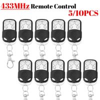 ☄⊙▧ 5/10PCS433MHz Remote Control 4CH Remote Control Duplicator Car Key Garage Door Gate Opener Universal Copy Garage Door Smart Home