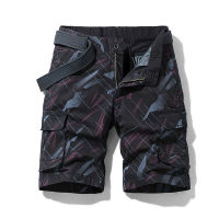 Mens Summer New Style Camouflage Print Casual Fashion Shorts Pocket Design Breathable Cotton Tactical Shorts Harajuku Dress Up