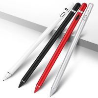 ปากกาหมึกซึมปากกา Stylus สากลคาพาซิทีฟหน้าจอสัมผัสไอแพดโปรแอร์2 3มินิ4สไตลัสสำหรับ Huawei Samsung แท็บเล็ตโทรศัพท์ IOS.