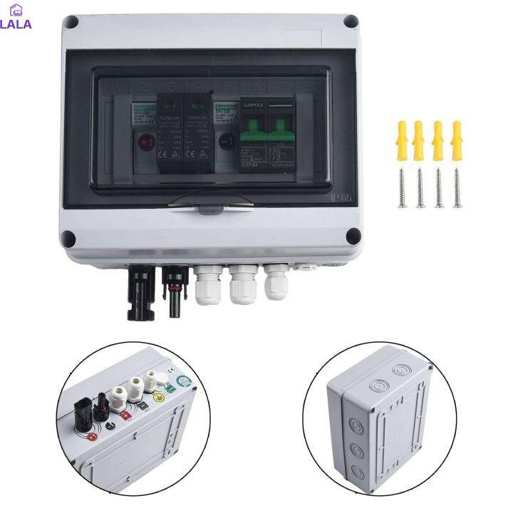 Solar PV Combiner Box 550V IP65 - 1 String Für Dach Photovoltaik Anlagen