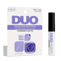 ของแท้! กาวติดขนตาปลอม DUO - Rosewater &amp; Biotin - White Clear