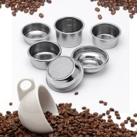 304 Stainless Steel Coffee Filter Basket Single 1 Cup Double 2 Cup 51/54/58mm Portafilter Mesh Covers