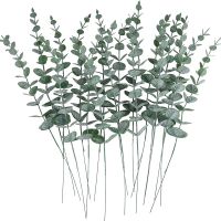 【YF】✜  100PCS Artificial Eucalyptus Leaves Wholesale Fake for Vase Wedding Decoration Outdoor Garden