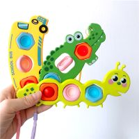 【CC】☊  Baby Fidget Sensory Push Silicone Activity Motor Skills Development Educational Babies 0 12 Months