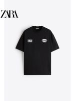 ☾✵ ZARA summer mens graphic printed T-shirt 6224424 800