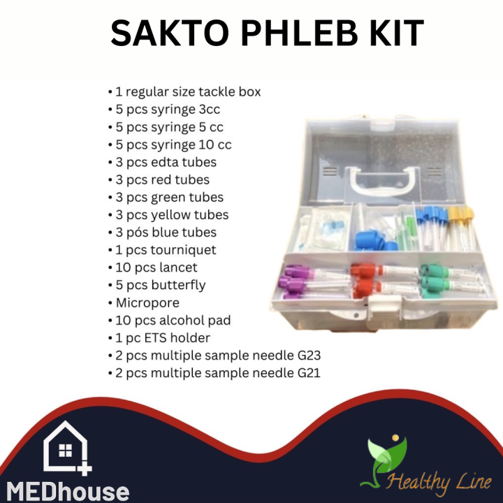 Affordable Kit Phlebotomy Kit For Medtech Students Phlebotomy Kit For