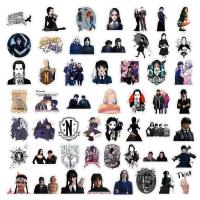 100Pcs/Set Wednesday Addams Family Stickers Cartoon Addams Family Graffiti Decals for Suitcase Laptop Skateboard Bicycle eco friendly