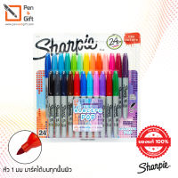 Sharpie Electro Pop New Colors Permanent Markers Fine Point 1.0 mm. – ปากกามาร์กเกอร์ ชาร์ปี้ อิเล็คโทร ป็อป หัว 1.0 มม. สีใหม่ล่าสุด แพ็ค 24 สี  [Penandgift]