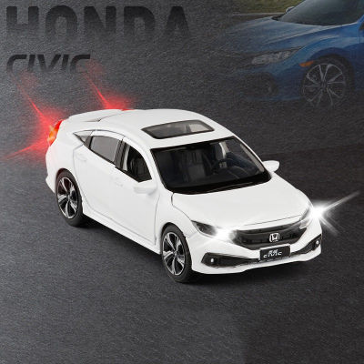 โมเดลรถ Honda Civic FC RS อัตราส่วน 1:36 สีขาว