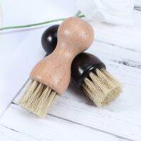 2 Pcs Cleaning Kit Bathroom Brush Multifunctional Shoes Polishing Brushes Dust Removal Tool Dedusting Hair Wooden Shoe Care