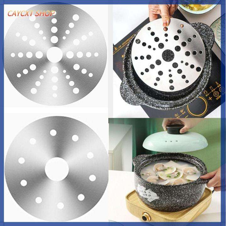 CAYCXT SHOP Stainless Steel Induction Cooker Heat Diffuser Saucepan