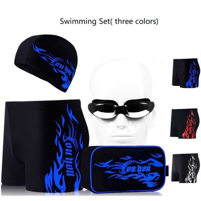 【CW】 Hot men swimming goggles cap Swim Eyewear swimwear swimsuit for electroplated