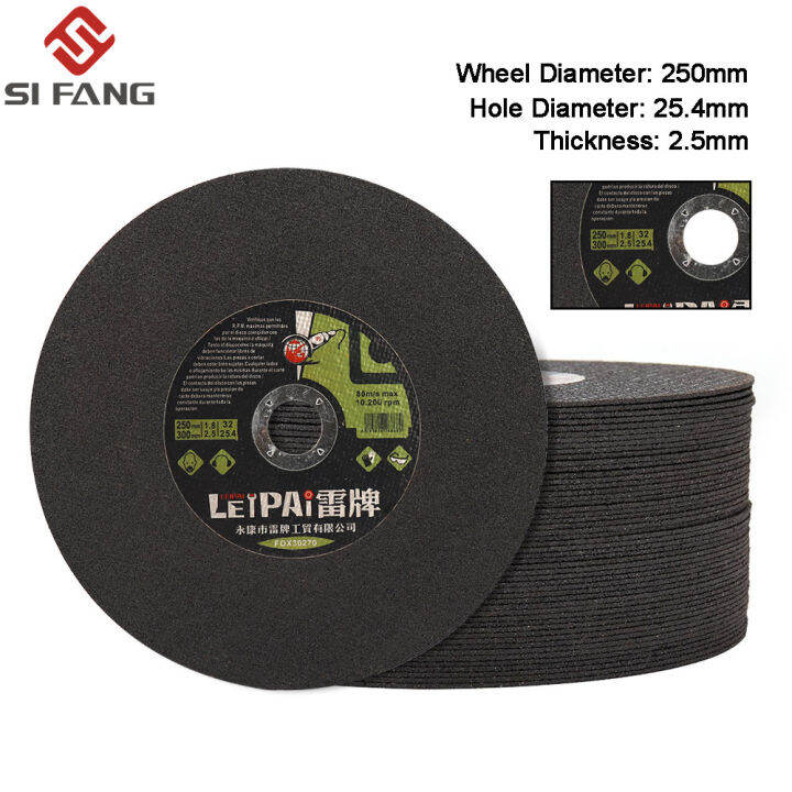 SI FANG 10 inch Metal Cutting Disc Cut Off Wheel 250mm x 1.8mm Resin