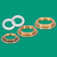 Brass BSP 1/2 quot; 3/4 quot; 1 quot; Female Thread Pipe Fitting Hex Flanged Lock Fastening Nut