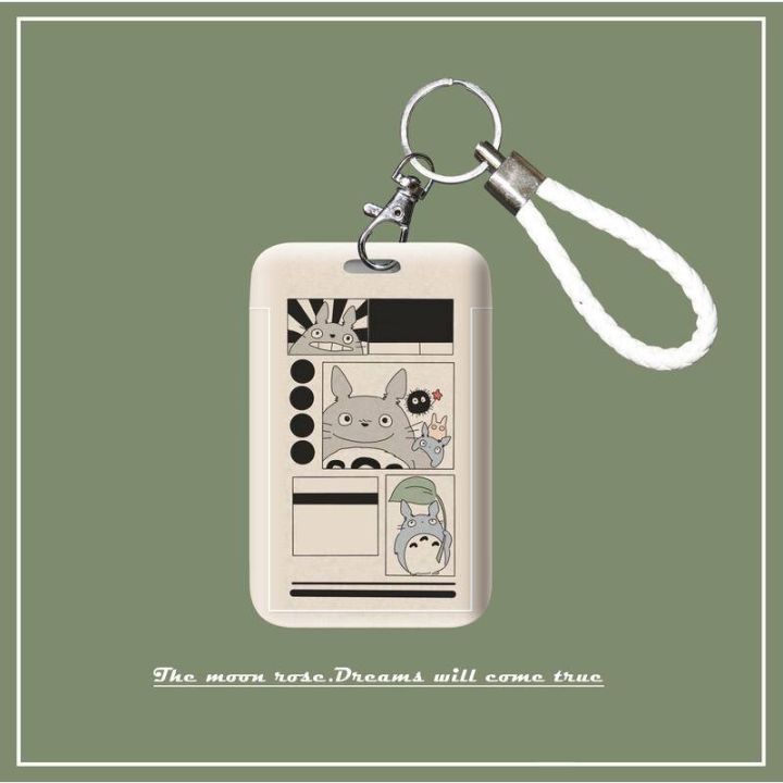 Spirited Away Lanyard For Keychain ID Card Holder Horizontal and