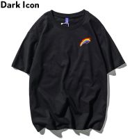 COD Dark Icon Rainbow T-shirt Men Round Neck Hipster Tshirt Casual Mens Tee Shirts 5Colors 1USu_04