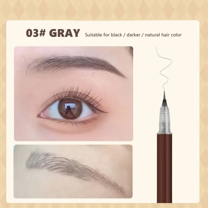Eyebrow Tattoo Pen Waterproof Eyebrow Pen Long Lasting Liquid Brow Pencil  Natural Eyebrow | Lazada PH