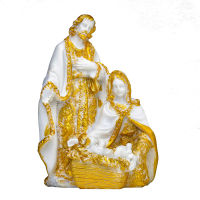 Holy Family Statue Jesus Mary Joseph Catholic Religious Christmas Crib For Home Decor Church Gift