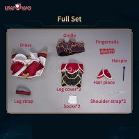 UWOWO League Of Legends/LOL: Ahri Champion Nine Tails Wildd Riftt Game Cosplay Costume Ahri Halloween Cosplay