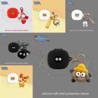 for Xiaomi Air 3 SE / 2 SE / Buds 4 Pro Case Earphone Silicone Dog Yellow Earbuds Soft Protective Headphone Cover Headset Skin with Pendant