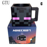 GTU Minecraft 3D Character Square Mug 230Ml Collectible Keepsake And Wonderful 230Ml Minecraft 3D Character Square Mug Gift For Fan Collectible Keepsake And Wonderful Coffee Mug