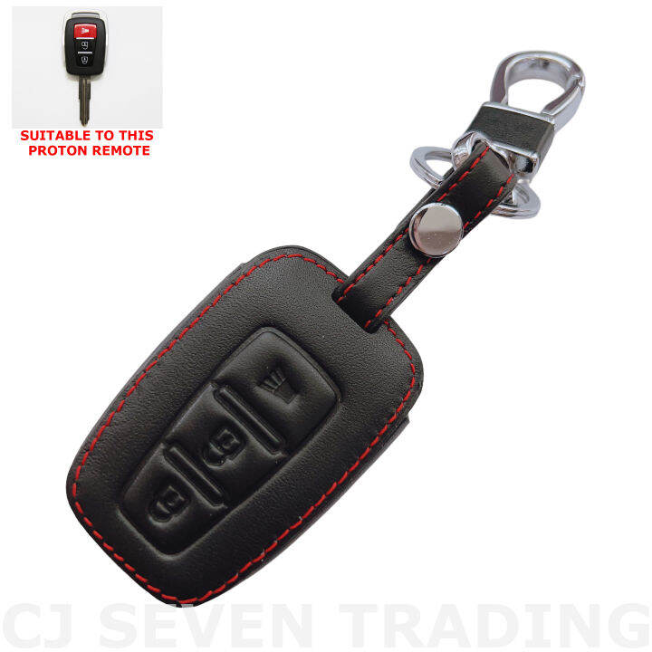 Proton Exora Exora BOLD Car Key Remote LEATHER Car Key Protection Cover Casing Lazada
