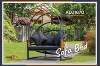 Sofa Bed โซฟาสนาม โซฟากลางแจ้ง ALU1870/BED/BLK  Sofa Bed