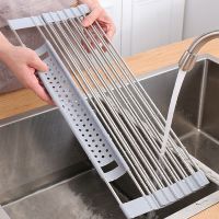 Big size Dish Drying Rack for KitchenStainless Drainer above Sink Storage Organizer Tray Accessories kitchen essentials sifter