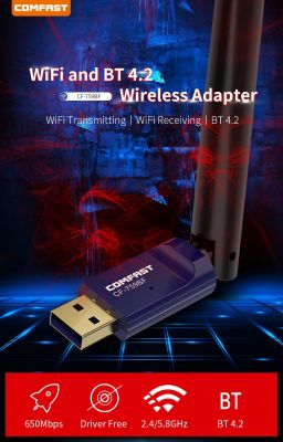 Comfast USB WiFi CF-759BF High Power WiFi AC 650Mbps