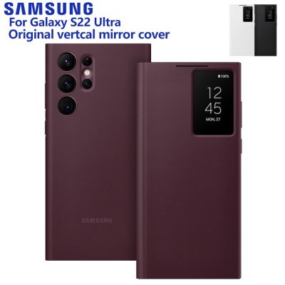 เคสฝาพับอัจฉริยะมองเห็นภายใน（SPOT EXPRESS）เคสโทรศัพท์กระจก Samsung ได้ของแท้,เคส SAMSUNG Galaxy S22 Ultra 5G
